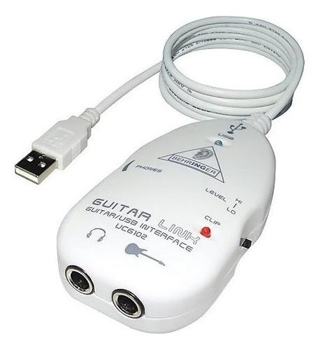 Interfaz Audio De Grabación De Guitarra Behringer Usb Ucg102