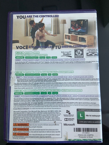 Jogo Kinect Adventures 100% Original Mídia Física Xbox 360 (Usado)