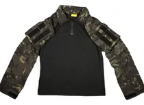Comprar Remera Uniforme Militar Tactico Rip Stop  Negra C\u002F Codera