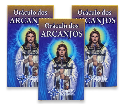 Kit 6 Taros Oráculo Dos Arcanjos Proteção 45 Cartas