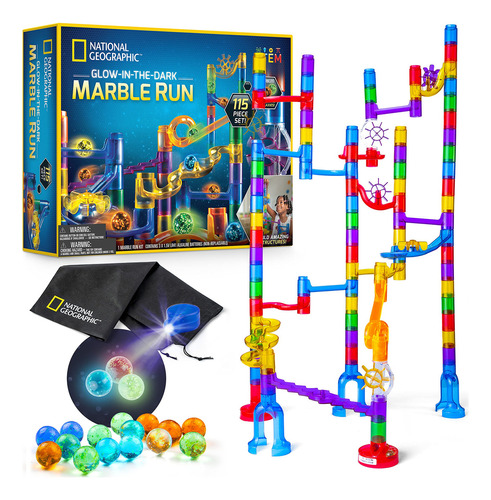 Marble Run Brillante Ng Construcción 115 Piezas 25 Canicas