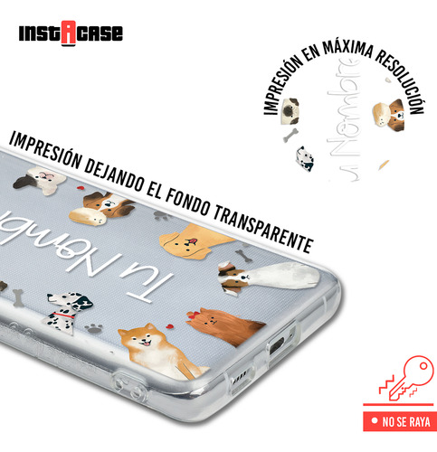 Funda Para Zte Para Mujer Razas Perritos Personalizada