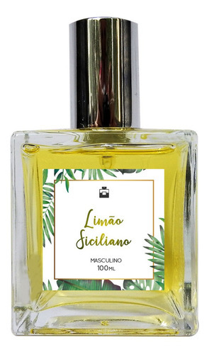 Perfume Masculino Natural Limão Siciliano 50ml Essência do Brasil