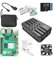 Comprar Raspberry Pi 5 8gb Ram + 32gb + Case + Ventilador + Fuente