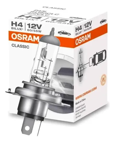 Kit De 2 Phares Halogènes Pour Renault Twingo C06_ (1993-2003) – Avec Ampoules Osram H4 D'origine – Pour Conduite à Gauche Et à Droite