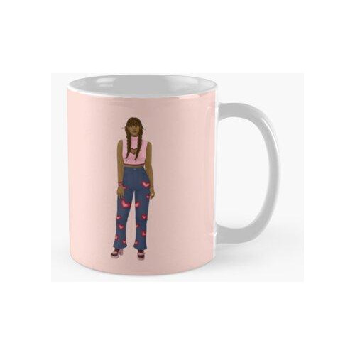 Taza Piper Mclean Rosa Y Corazones Calidad Premium