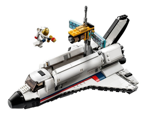 Imagem 2 de 10 de Lego Creator 3 Em 1 Aventura De Ônibus Espacial 486pçs 31117