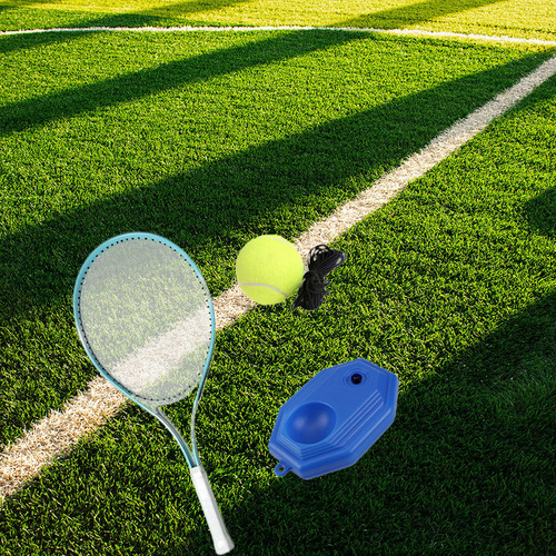 Pelota De De Tenis, Equipo De Entrenamiento De Raqueta Azul