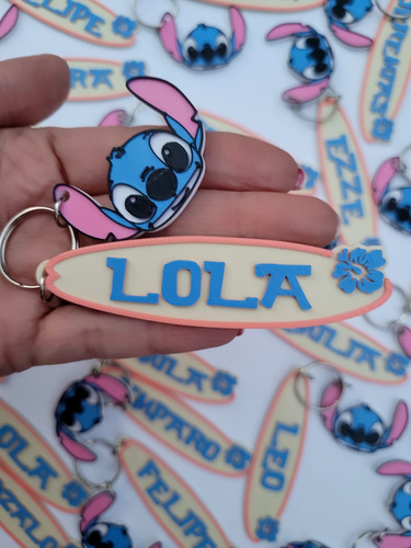 Souvenir Identificador Personalizado Stitch X 20