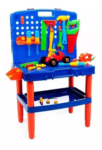 Bancada Maleta De Ferramentas Brinquedo Infantil Didático