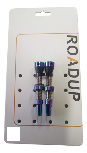 Valvulas Roadup Tubeless Presta 50 Mm Para Bicicleta.