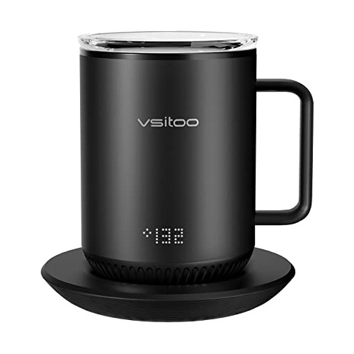 Vsitoo Cafetera Y Set De Tazas, Calentador De La Taza 9hzlx