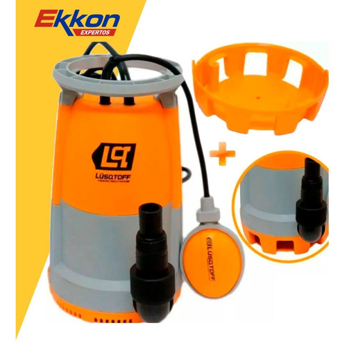 Imagen 4 de 9 de Bomba Sum Plas 3 En 1 Agua Turbia 0.33 Hp Lusqtoff (llp-250)