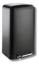 Comprar Tacho Basura Residuos Acero Pedal 12 Lts Cierre Suave Negro
