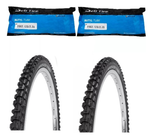 2 Llantas R26 Para Bicicleta De Montaña + 2 Cámaras