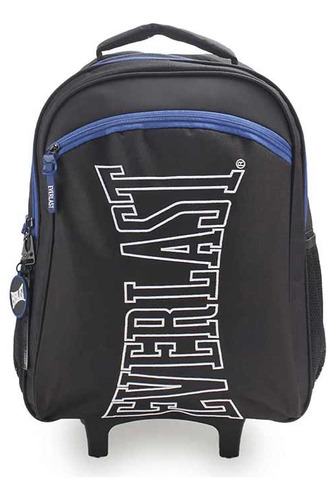 Mochila Carro Escolar Everlast C/manija Extensible 2 Ruedas