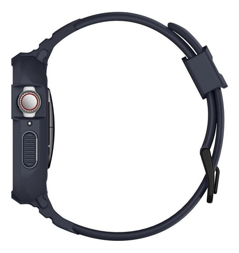 Imagem 7 de 9 de Case Spigen Apple Watch 4 5 6 Se 44mm Rugged Armor Pro Cinza