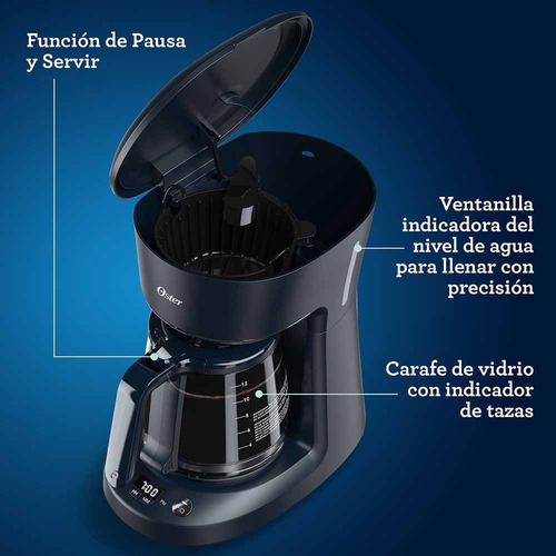 Cafetera Programable 12 Tazas Bvstdcp12b - Oster