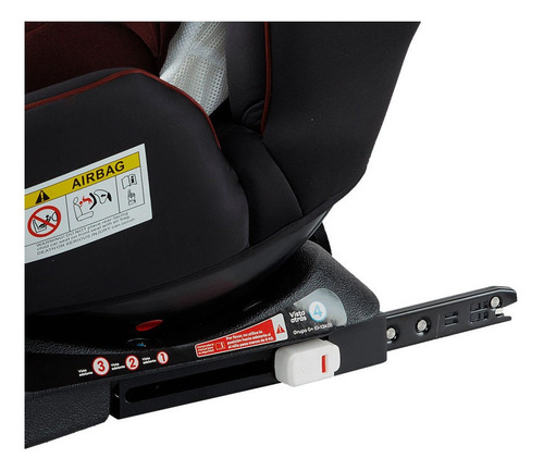 Butaca Carestino Denver 360º Grupo 0/i/ii/iii Isofix - Rojo