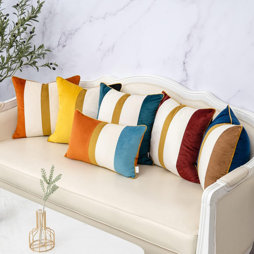 Cubierta De Almohada De Almohada De Lanzamiento De Mosaico R