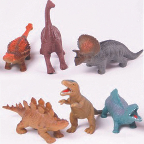 Dinosaurios De Goma Soft Medianos De 18 A 20cm Ankylosaurio