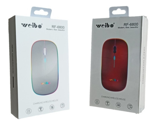 Mouse Inalámbrico 2.4g Silencioso Recargable Receptor