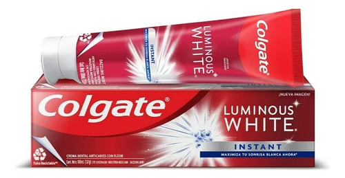 Pasta Dental Colgate Luminous White Blanqueadora Instant 100