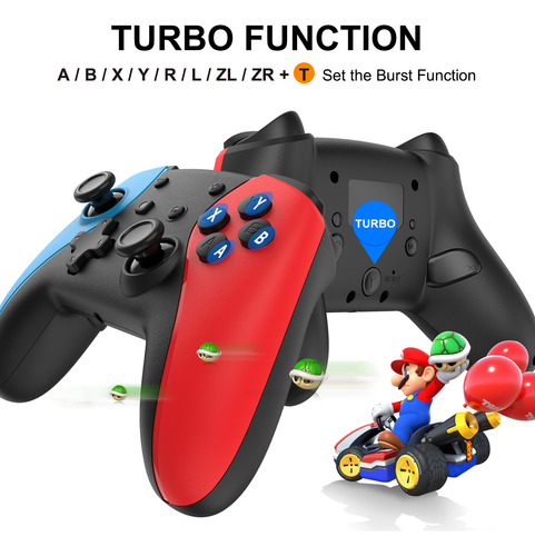 Para Gamepads Inalámbricos De Nintendo Switch Y Pc
