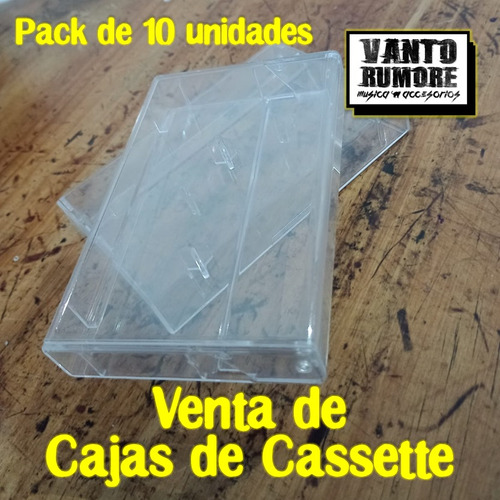 Cajas Para Cinta Cassette (pack De 10 Unidades)