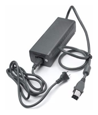 Fuente De Poder Consola Xbox 360 Adaptador Con Cable A/c