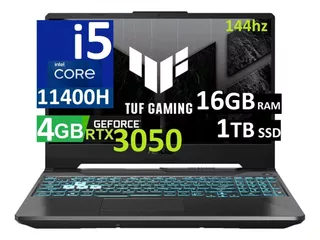 Asus Tuf F15 Gaming Core-i5 11400h 16gb 1tb Ssd, Rtx3050 4gb