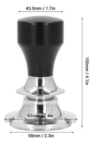 Apilador De Café Calibrado Espresso Tamper De 58 Mm