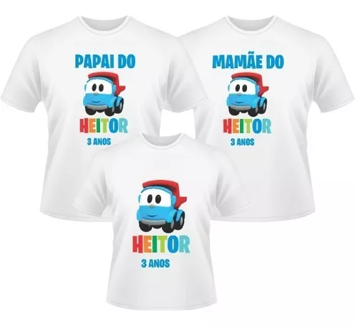 Camiseta Camisa Leo Caminhão Curioso Unissex Pronta Entrega