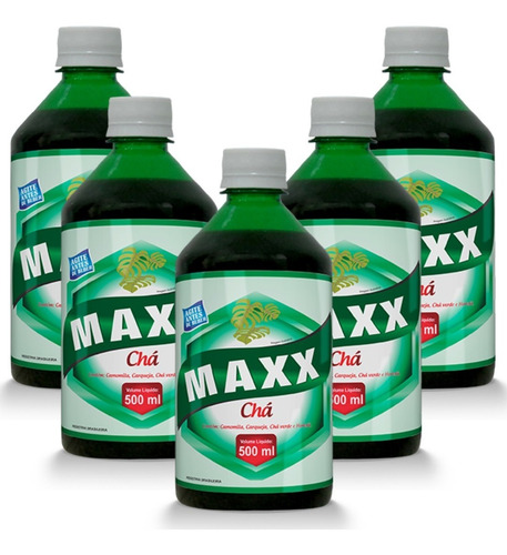 Imagem 2 de 2 de Kit 5 Chá Maxx 500ml