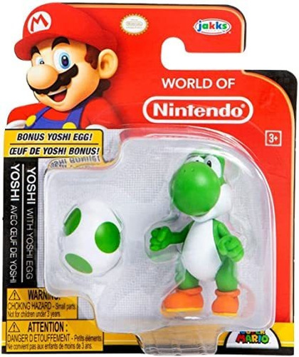 World Of Nintendo Yoshi And Bonus Yoshi Egg Figura De