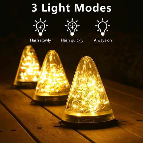 Linterna Colgante Solar Con 50 Led Impermeable Para Jardín