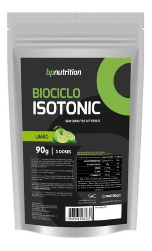 Isotonic Biociclo - 90g - 3 Doses - Bp Nutrition - Limão