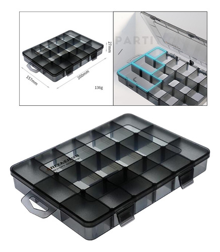 Caja De Herramientas De Joyería De Tornillo De Componentes
