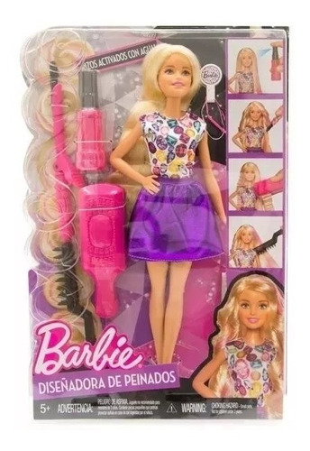 Barbie Muñeca Diseñadora De Peinados Articulada Orig Mattel 