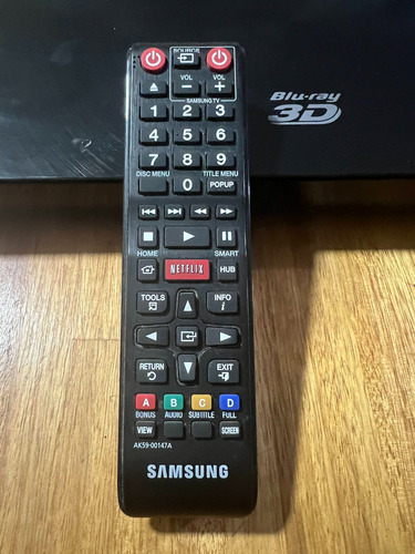 Reproductor Dvd Blu-ray 3 D - Samsung Bd E6900 Negro (Usado)