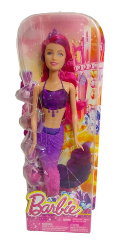 Barbie Sirena Gema Reinos Mágicos Dhm45 Dreamtopia