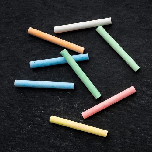 100 Tizas De Colores Juego De Tizas No Toxicas En Caja