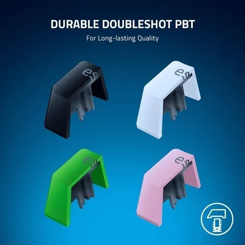 Imagen 2 de 6 de Razer Pbt Keycaps + Cable Para Teclado Mecánico Ingles Us Cu
