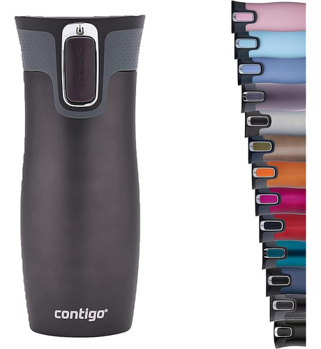 Contigo West Loop Taza De Viaje Autoseal, Taza Térmica De Ac