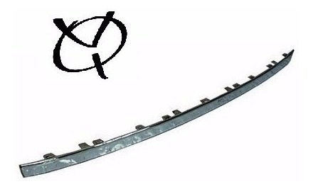 Platina Trasera Cromada Jeep Grand Cherokee 2006 2008 2010