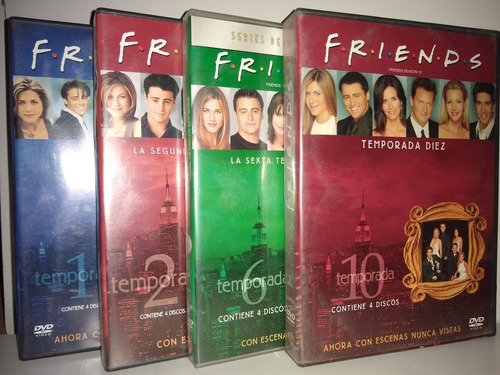 Friends Dvd Paquete Temporadas 1 2 6 Y 10 Más 5 Extras Leer