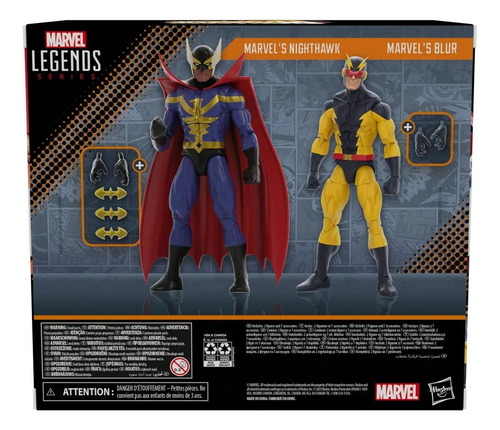Marvel Legends: Squadron Supreme - Nighthawk Y Blur