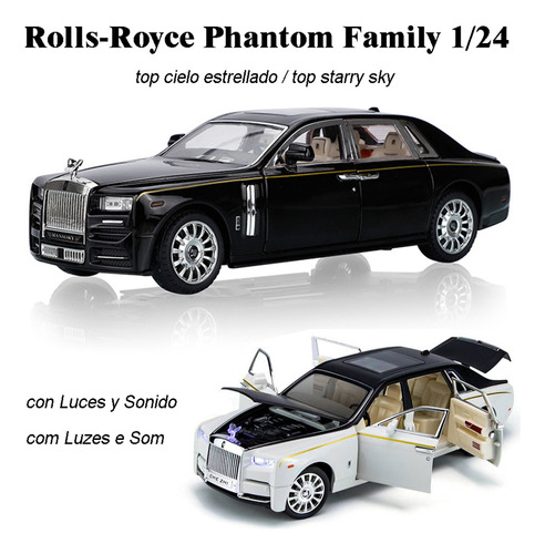 Rolls Royce Phantom Limusinas Miniatura Metal Coche 1/24