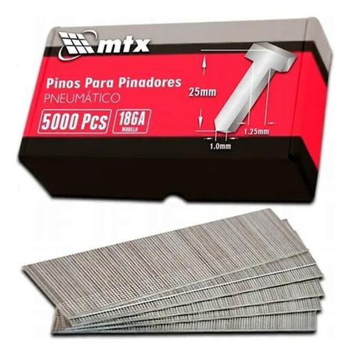 Pinos P/ Pinadores Pneumáticos 25mm X 1,25mm 576029 5000 Un