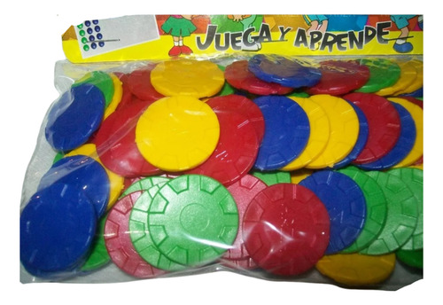 Gcg 100 Fichas De Colores 3cm Plastico Para Juegos De Mesa